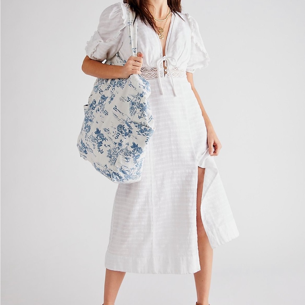 Slow space midi dress Free People